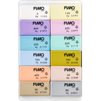 FIMO SOFT Modelliermasse-Set "Basic", 12er Set