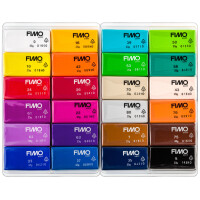 FIMO SOFT Modelliermasse-Set "Basic", 24er Set