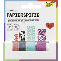 folia Papierbordüren "Creative", selbstklebend, weiß