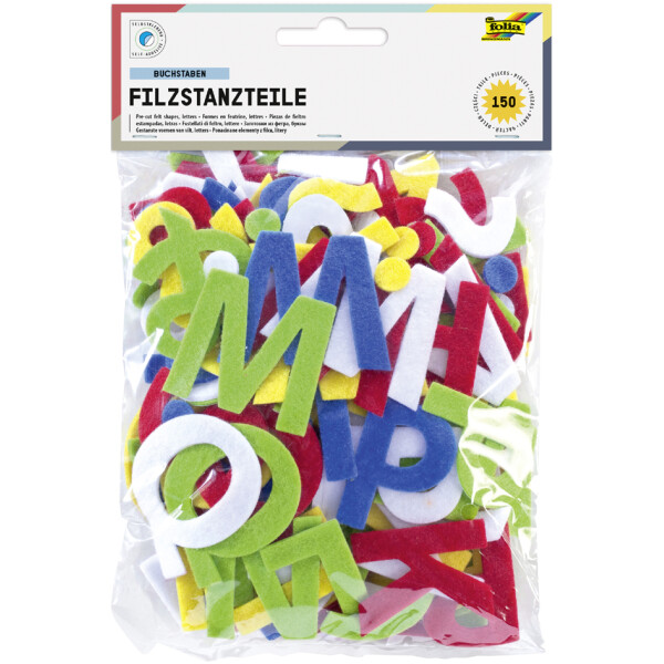 folia Bastelfilz-Stanzteile "Zahlen", selbstklebend