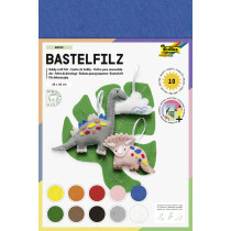 folia Bastelfiz, 200 x 300 mm, 150 g qm, farbig sortiert