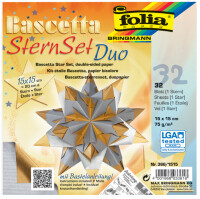folia Faltblätter Bascetta-Stern, 150x150 mm, lila...