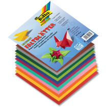 folia Origami-Faltblätter, 100 x 100 mm, farbig...