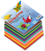 folia Origami-Faltblätter, 190 x 190 mm, farbig...