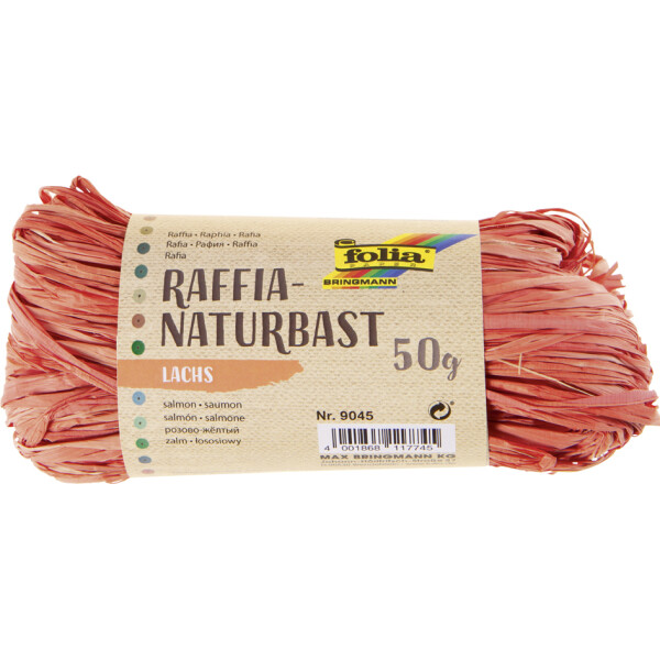 folia Raffia-Naturbast, 50 g, bananengelb