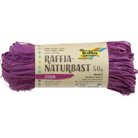 folia Raffia-Naturbast, 50 g, bananengelb