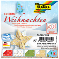 folia Faltblätter "Weihnachten", 100 x 100...