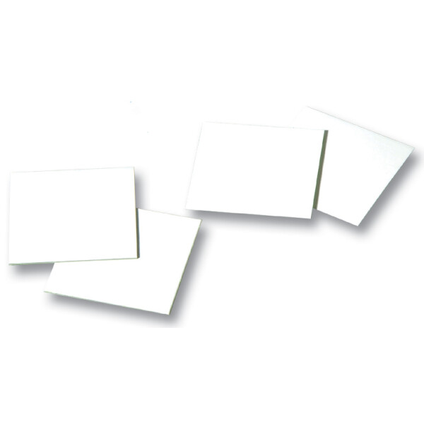 folia Blanko-Memory-Karten, 60 x 60 mm, weiß
