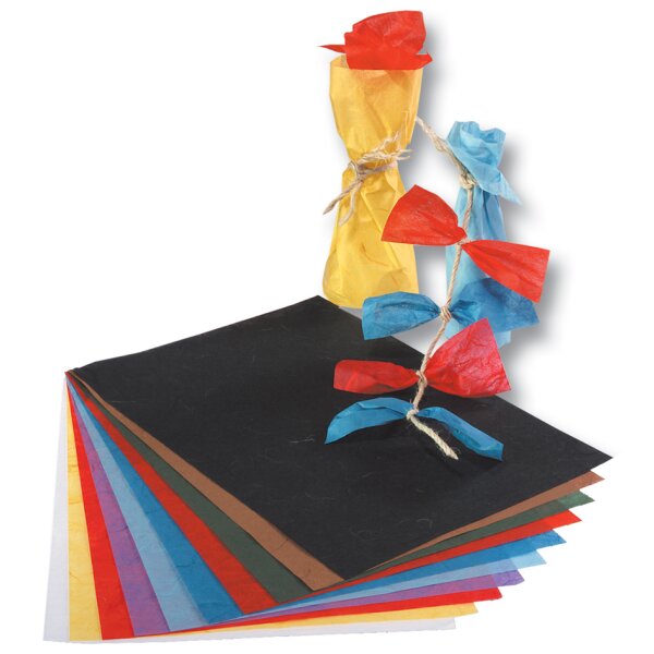 folia Strohseide, (B)470 x (H)640 mm, 25 g qm, himmelblau