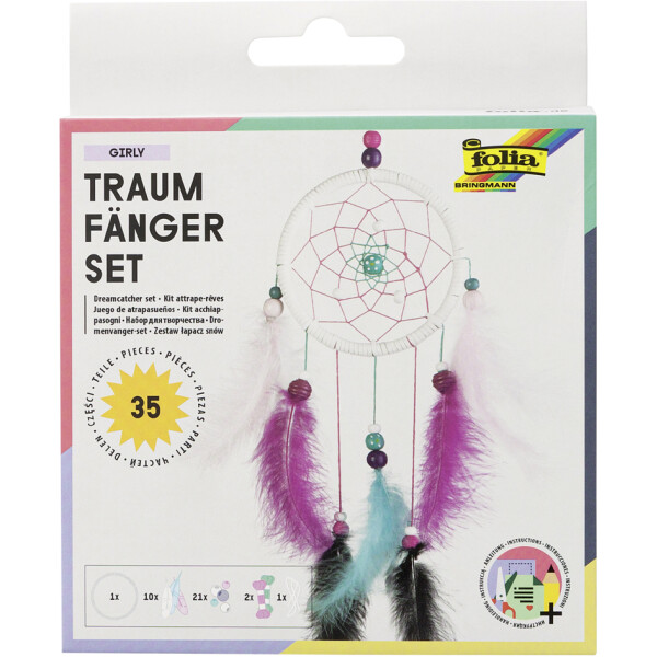 folia Traumf&auml;nger-Set "GIRLY", 35-teilig