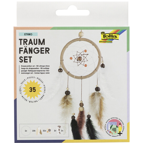 folia Traumfänger-Set "ETHNO", 35-teilig