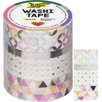 folia Deko-Klebeband Washi-Tape Hotfoil Gold II, 4er Set