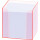 folia Zettelbox "Luxbox" mit Leuchtkanten, pink, bestückt