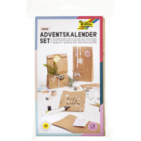 folia Adventskalender "Papiertüten blanko", weiß