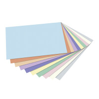 folia Tonpapier- und Fotokarton-Block PASTELL, A4, 20 Blatt
