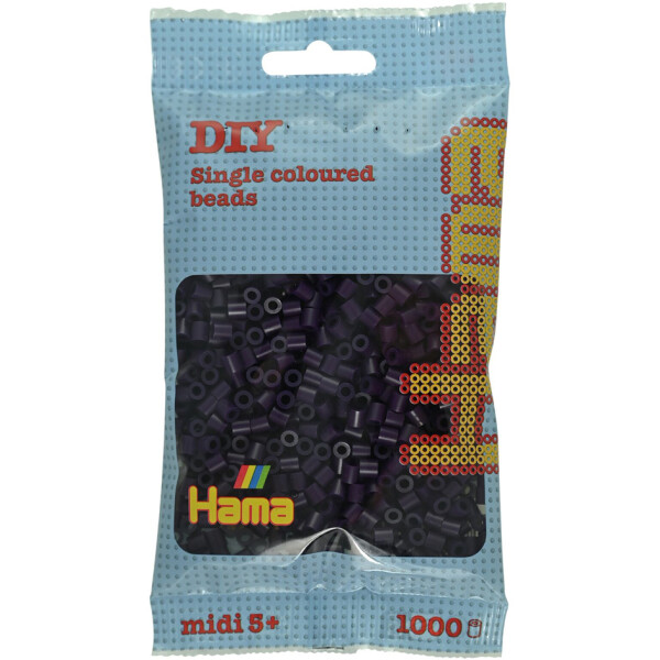 Hama Bügelperlen midi, lila, im Beutel