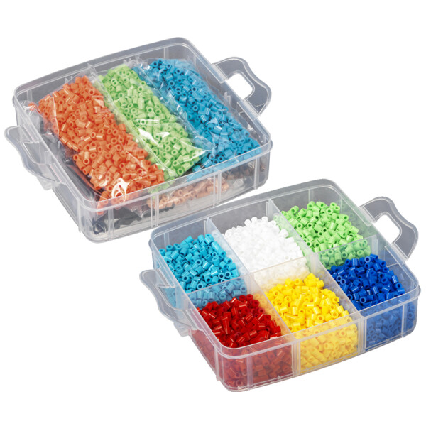 Hama Bügelperlen midi "Aufbewahrungsbox neutral", gefüllt