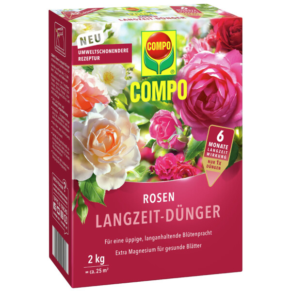 COMPO Rosen Langzeit-Dünger, 2 kg
