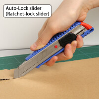 NT Cutter L-300RP, Kunststoff-Gehäuse, blau