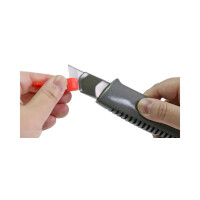 NT Cutter L-500GP Alu, Aluminium-Gehäuse, anthrazit