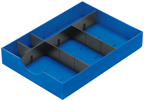 styro System-Schublade für Sortierstation styrodoc, blau