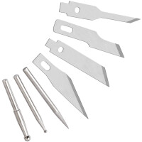 WEDO Skalpell-Ersatzklingen, Machete, in Kunststoffbox