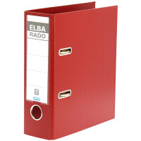 ELBA Ordner rado plast - DIN A5 quer, Rückenbr.: 75 mm, sw
