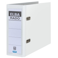 ELBA Ordner rado plast - DIN A5 hoch, Rückenbr.: 75 mm, sw