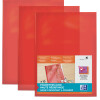 Oxford Sichthüllen, transparent, DIN A4, aus PVC, rot