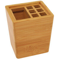 WEDO Stifteköcher, aus Bambus, rechteckig