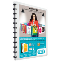 Oxford vario-zipp Ringmappe overhead, A4, weiß