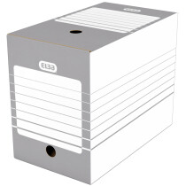 ELBA Archiv-Schachtel, Breite 200 mm, A4, weiß grau