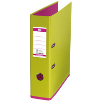 Oxford Ordner myColour, Rückenbreite: 80 mm, hellgrün pink