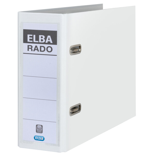 ELBA Ordner rado plast - DIN A5 hoch, Rückenbr.: 75 mm, rot