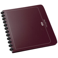 Oxford vario-zipp Ringmappe manageMe!, DIN A4, bordeaux