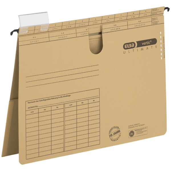 ELBA Hängehefter vertic ULTIMATE, Behördenheftung, A4