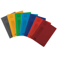 ELBA Eckspannermappe chic aus Karton, A4, anthrazit