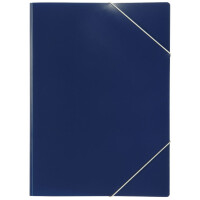 Oxford Eckspanner image, DIN A4, aus PP, dunkelblau