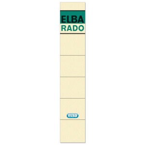ELBA Ordnerrücken-Etiketten "ELBA RADO" - kurz schmal