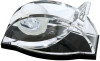 WEDO Tischabroller "acryl exklusiv", glasklar schwarz