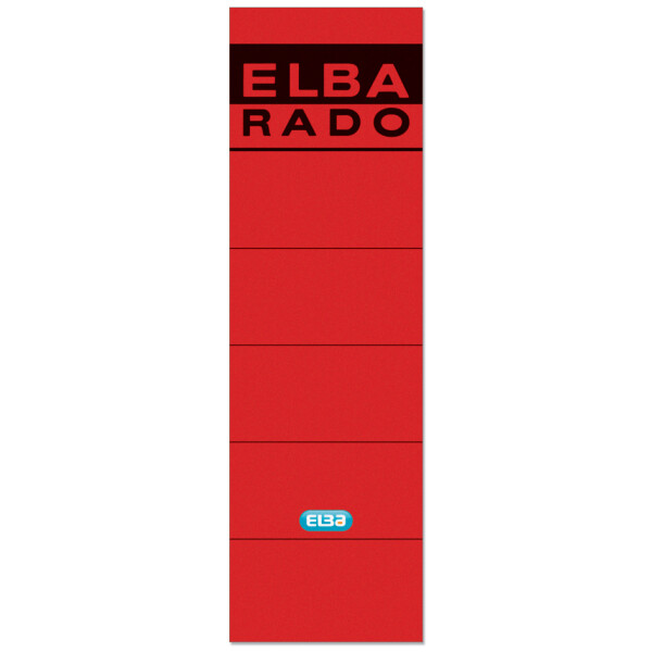 ELBA Ordnerrücken-Etiketten "ELBA RADO" - kurz breit, weiß