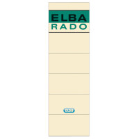 ELBA Ordnerrücken-Etiketten "ELBA RADO" - kurz breit, weiß