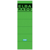 ELBA Ordnerrücken-Etiketten "ELBA RADO" - kurz breit, weiß