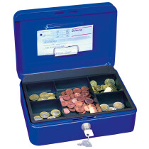 WEDO Geldkassette mit Clip, Größe 1, blau