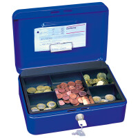 WEDO Geldkassette mit Clip, Größe 2, blau