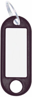 WEDO Schlüsselanhänger mit Ring, Durchmesser: 18 mm, schwarz