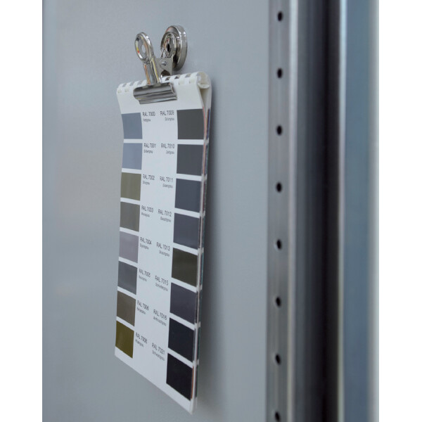 MAUL Briefklemmer mit Kraftmagnet, Breite: 30 mm, nickel
