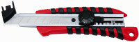 WEDO Profi-Cutter, Klinge: 9 mm, mit Clip, rot schwarz