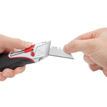 WEDO Super Safety-Cutter, Klinge: 19 mm, schwarz rot
