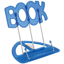 WEDO Leseständer BOOK, mit Kunststoffunterteil, blau
